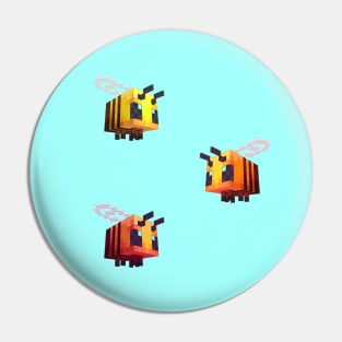 Minecraft Bees Trio Pin