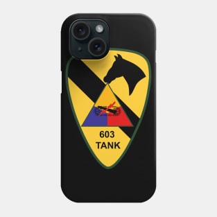 603rd Medium Tank Co  - 1st Cav wo Txt Phone Case