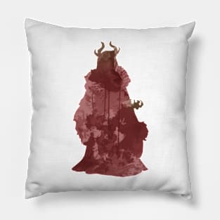 Villain Inspired Silhouette Pillow