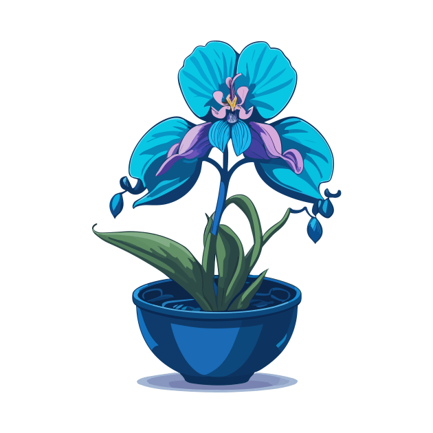 Potted Orchid by SpriteGuy95