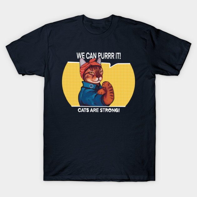 We Can Purr It Cats Are Strong Rosie The Reveter Cat Mask Design