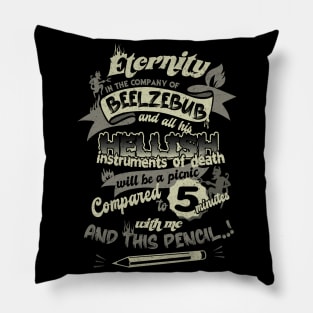 Blackadder quote Beelebub Pillow