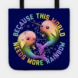 More Rainbow Narwhals Tote