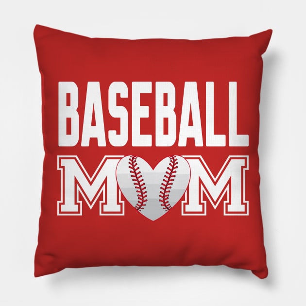 Baseball Mom Pillow by Work Memes