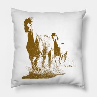 Horses Pillow