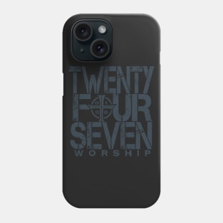 TWENTY FOUR SEVEN | BLACK Phone Case