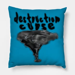 black tornado Pillow