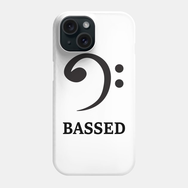 Bass clef for the based : Bassed clef Phone Case by mrsupicku