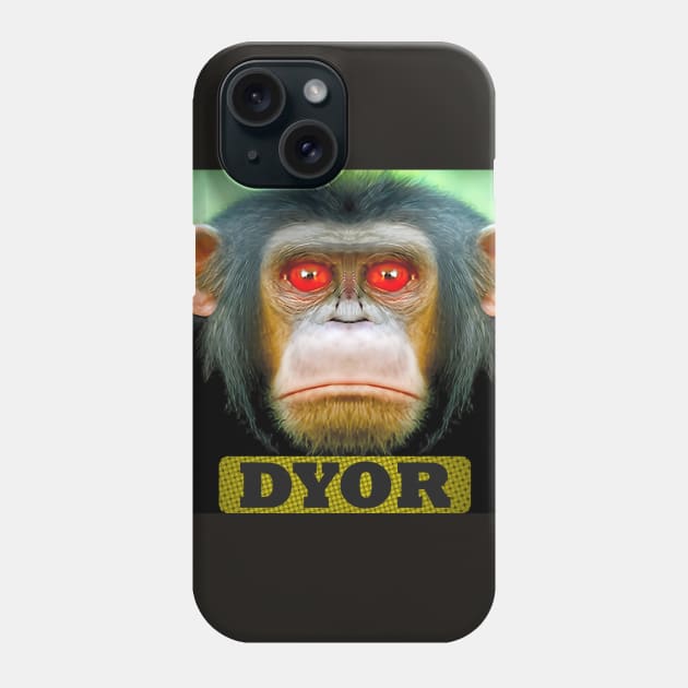 Funny Monkey Humorous Apes Animals memes Phone Case by PlanetMonkey