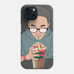 Sippy Starbucks kid nails holographic meme gay Phone Case