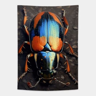 Oil Paint, Hyperrealism, Amazing Zoo Beetle Tapestry