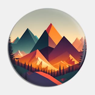 Geometric Landscepe Pin