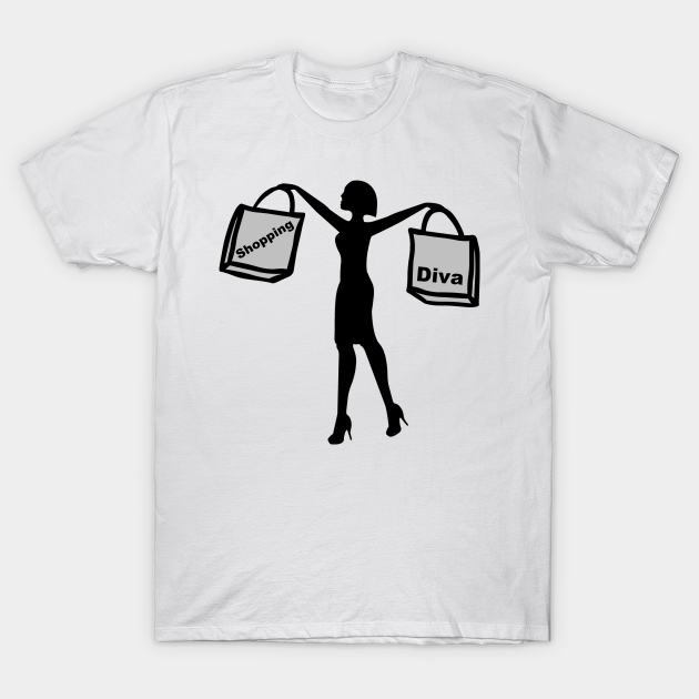 Shopping Diva Shopping T Shirt Teepublic