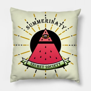 Summerinaty Secret Society Pillow