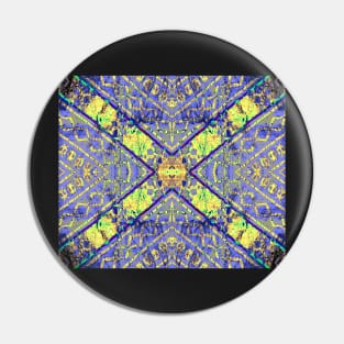 Fijian Tapa Cloth 82 by Hypersphere Pin