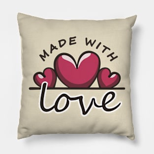 Made With Love Pillow