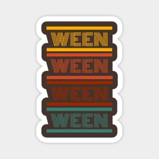 WEEN Vintage Retro Lettering Magnet