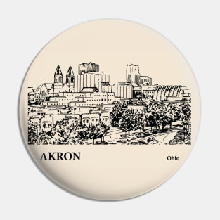 Akron - Ohio Pin