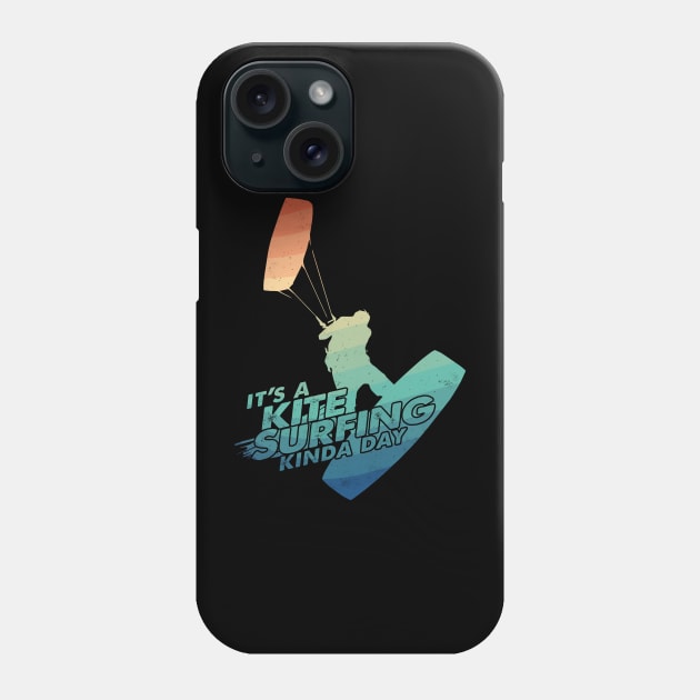 Funny Kitesurfing Quote Vintage Colors Look Phone Case by MarkusShirts