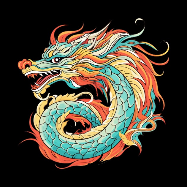 traditional chinese dragon by javierparra