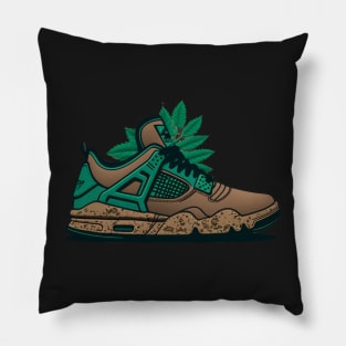 Step into Sustainability with Our Cartoon Style Sneaker Pillow