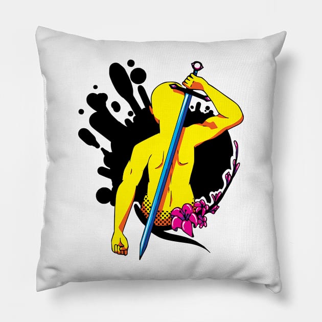 Gladiolus Pillow by magicpretzel