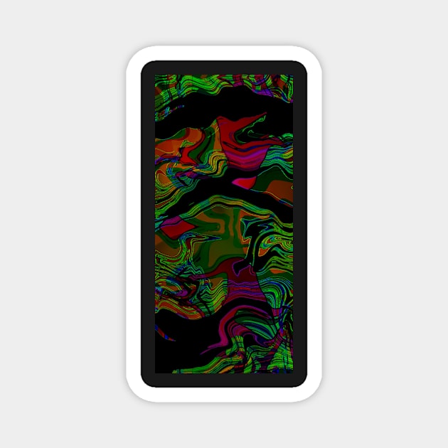 GF054 Art and Abstract Magnet by Grafititee