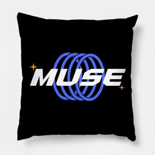 Muse // Blue Ring Pillow