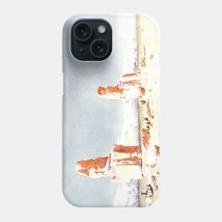 The Colossi Of Memnon At Thebes in Egypt Phone Case