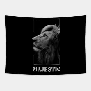 Lionhearted Majesty: Majestic Lion Tapestry