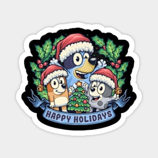 bluey cristmas Magnet