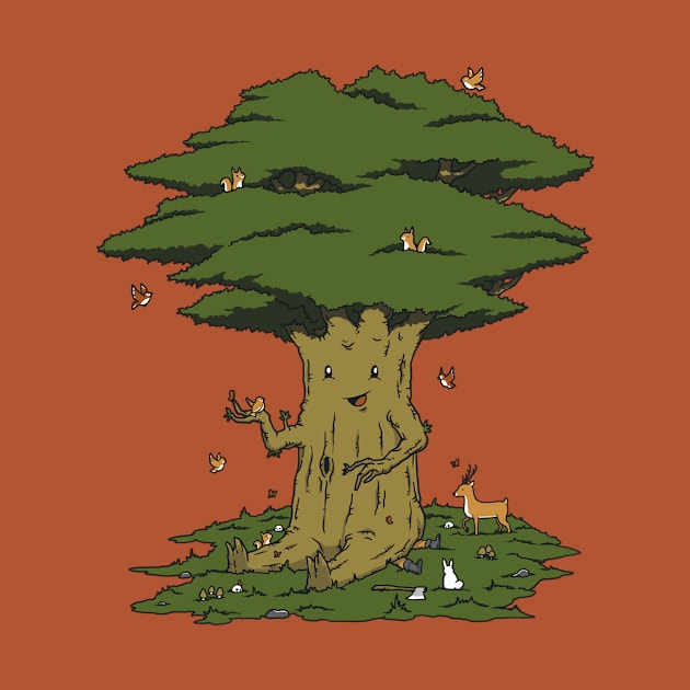 Friendly Tree by pigboom