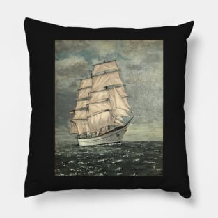 Jorge Foch - A German Sail Training ship Pillow