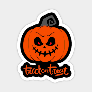 Halloween Scary Evil Pumpkin Funny Pumpkin Head Magnet