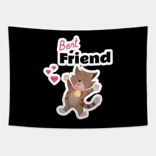 Best Friend Cat Tapestry