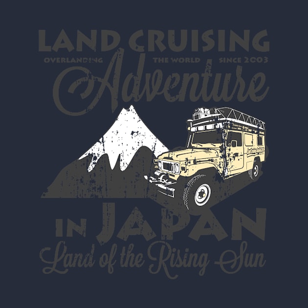 Landcruising Adventure in Japan - Curly font edition by landcruising