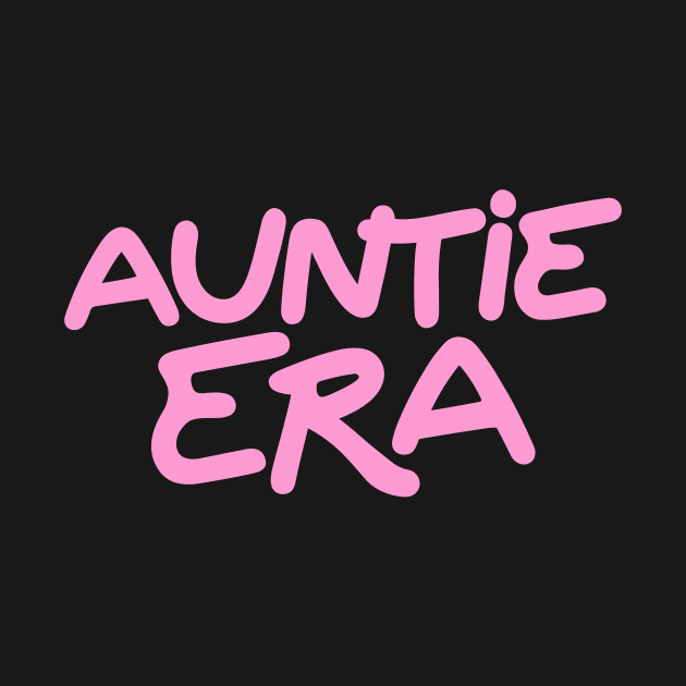 Pink Auntie Era Auntie Gifts New Aunt Cool by Art Joy Studio