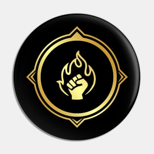 pyroman golden Pin