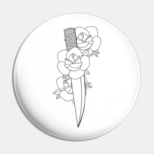 Knife fight Pin