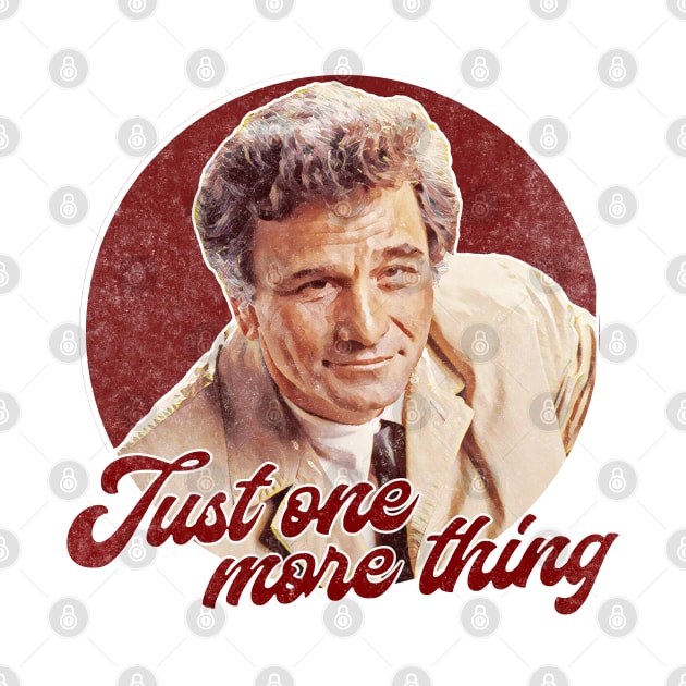 Columbo Just One More Thing by karutees