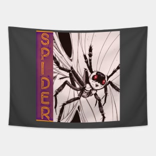 Spider Neon Tapestry