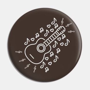 Musical Guitar Pin