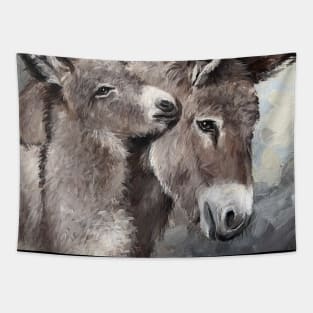 Two Donkeys Tapestry