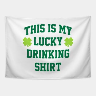 This Is My Lucky Drinking Shirt St Patricks Day Ver.2 Tapestry