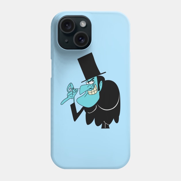 Snidley Whiplash - Rocky Bullwinkle - Dudley Do-Right Phone Case by LuisP96