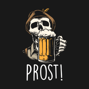 Prost German | Beer Skeleton T-Shirt