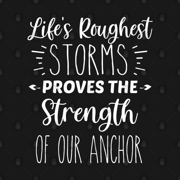 Life's Roughest Storms Proves The Strength of Our Anchor | Inspirational | Equality | Self Worth | Positivity | Motivational Life Quote by Trade Theory