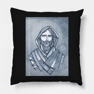 Jesus Christ Illustration Pillow