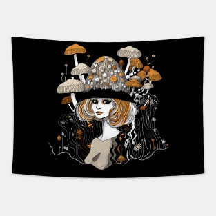 Mushroom Fairy Tapestry