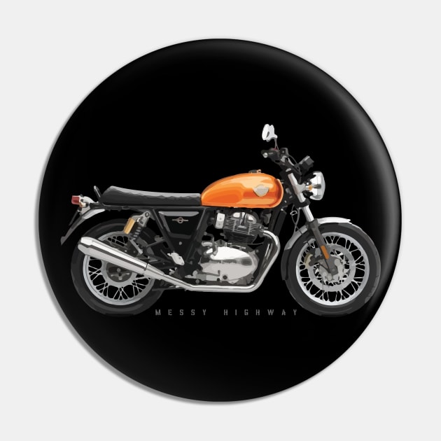 Royal Enfield Interceptor 650 18 orange, sn Pin by MessyHighway